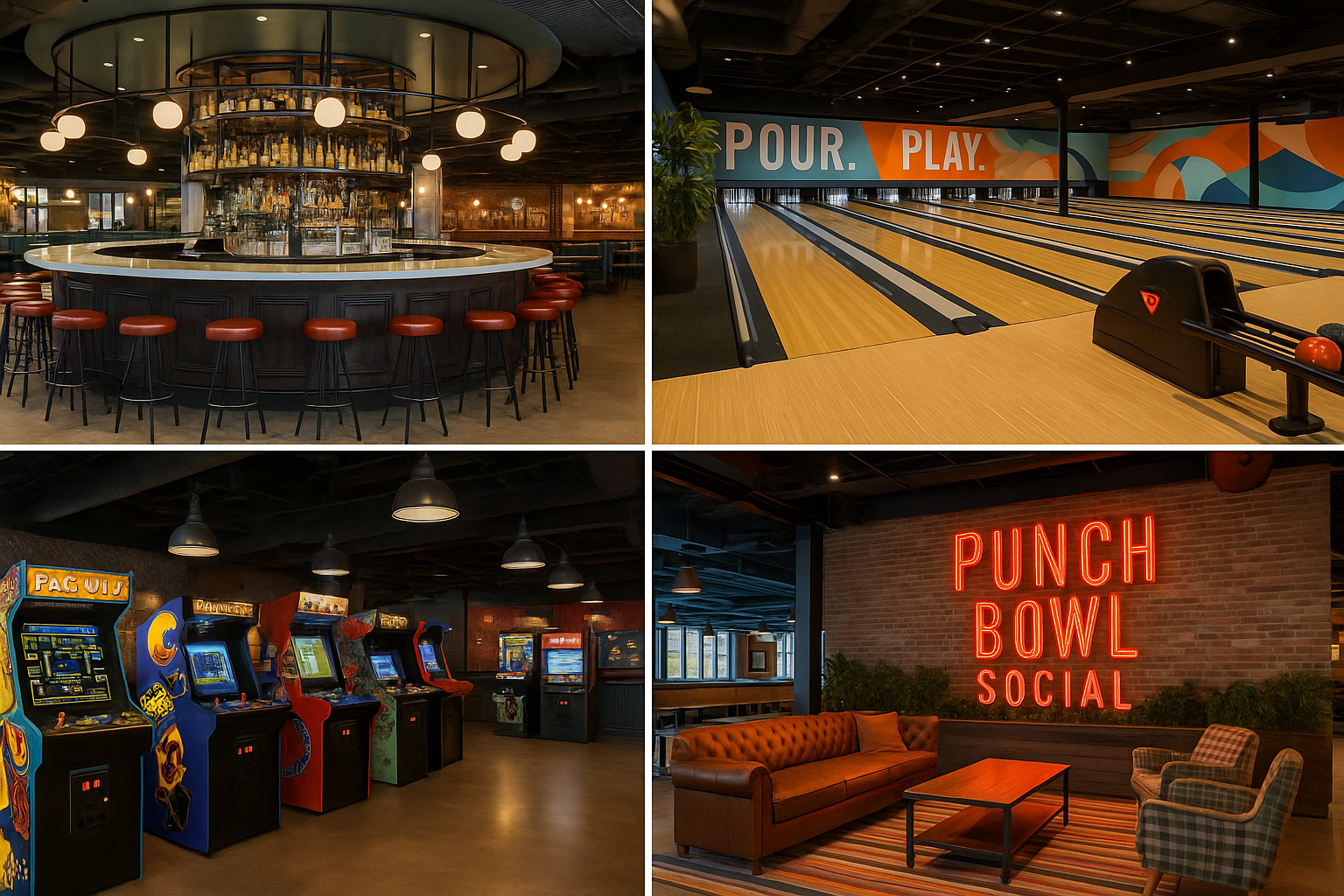 Punch Bowl Social Atlanta Highlights